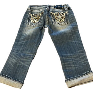 𝅺miss Me designer cuffed capris